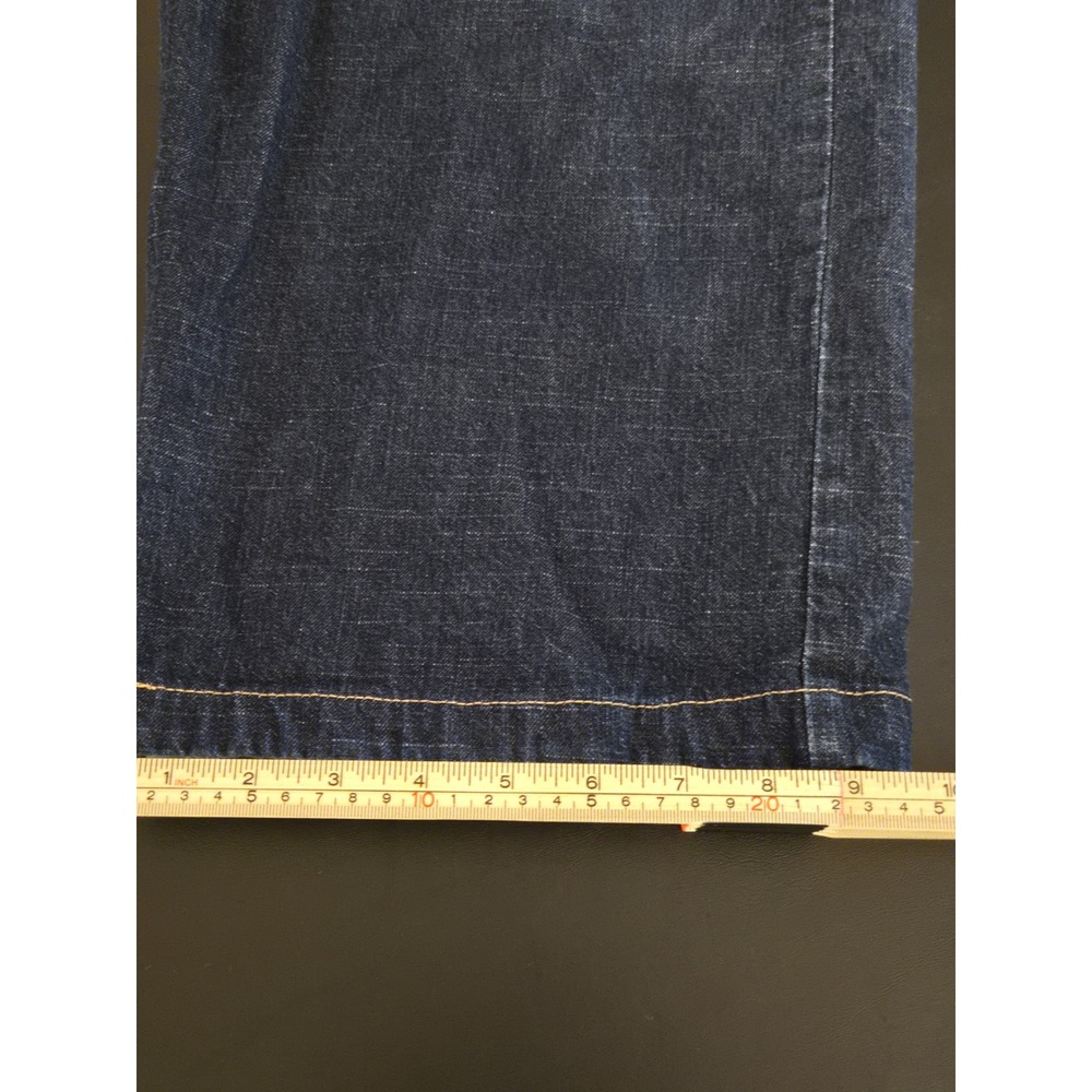 Evolution 1972 Extra Baggy Jeans Mens‎ 38x29 Dark Wash Wide Leg Denim Streetwear - Picture 10 of 10